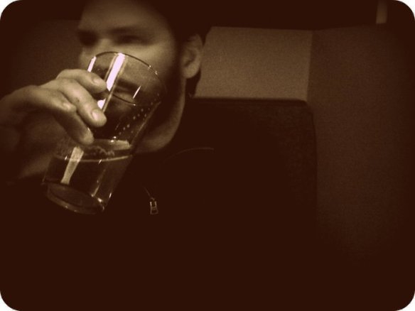 I neglected to pull out my iPhone and take a pic so here's Ian's Facebook profile