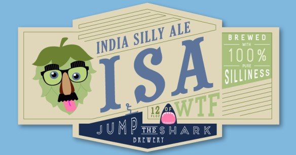 IPA or India Silly Ale beer label from All About Beer
